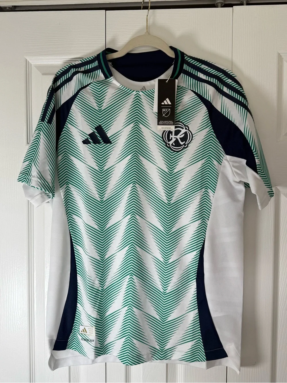 NWT Adidas New England Revolution 25/26 Away Pine Tree Jersey Authentic Size L